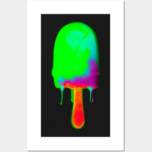 Neon Popsicle Posters and Art